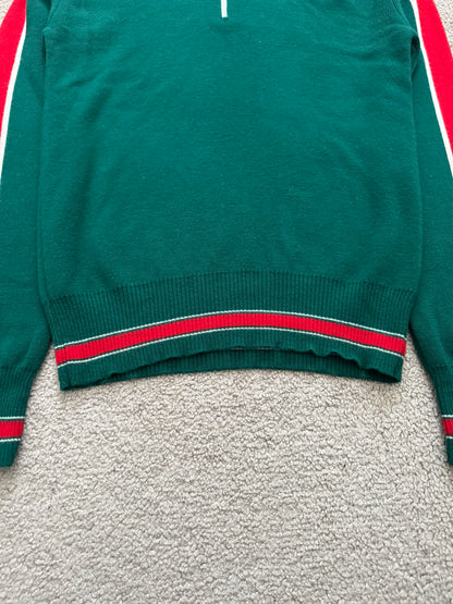 AW05 Dior Homme by Hedi Slimane Wool Quarter Zip Sweater