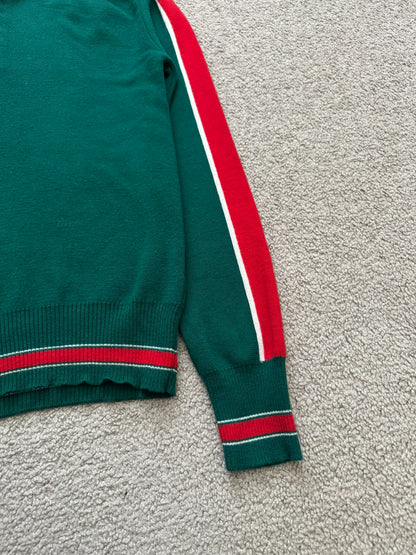 AW05 Dior Homme by Hedi Slimane Wool Quarter Zip Sweater