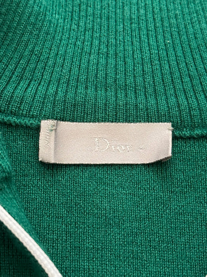 AW05 Dior Homme by Hedi Slimane Wool Quarter Zip Sweater