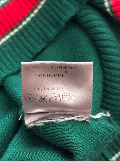 AW05 Dior Homme by Hedi Slimane Wool Quarter Zip Sweater