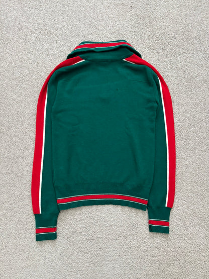 AW05 Dior Homme by Hedi Slimane Wool Quarter Zip Sweater