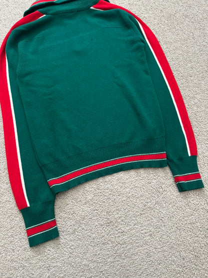 AW05 Dior Homme by Hedi Slimane Wool Quarter Zip Sweater
