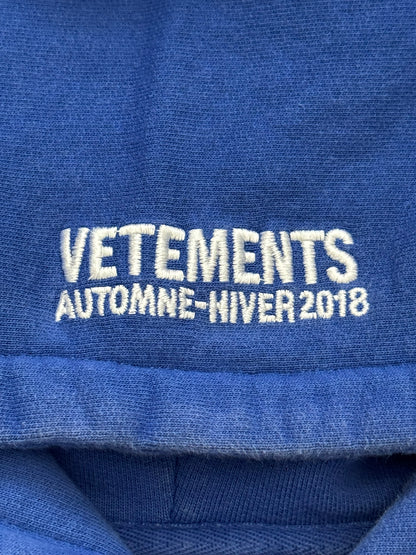 FW18 Vetements by Demna "Europa" Stars Oversized Hoodie