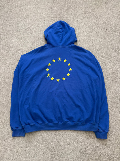 FW18 Vetements by Demna "Europa" Stars Oversized Hoodie