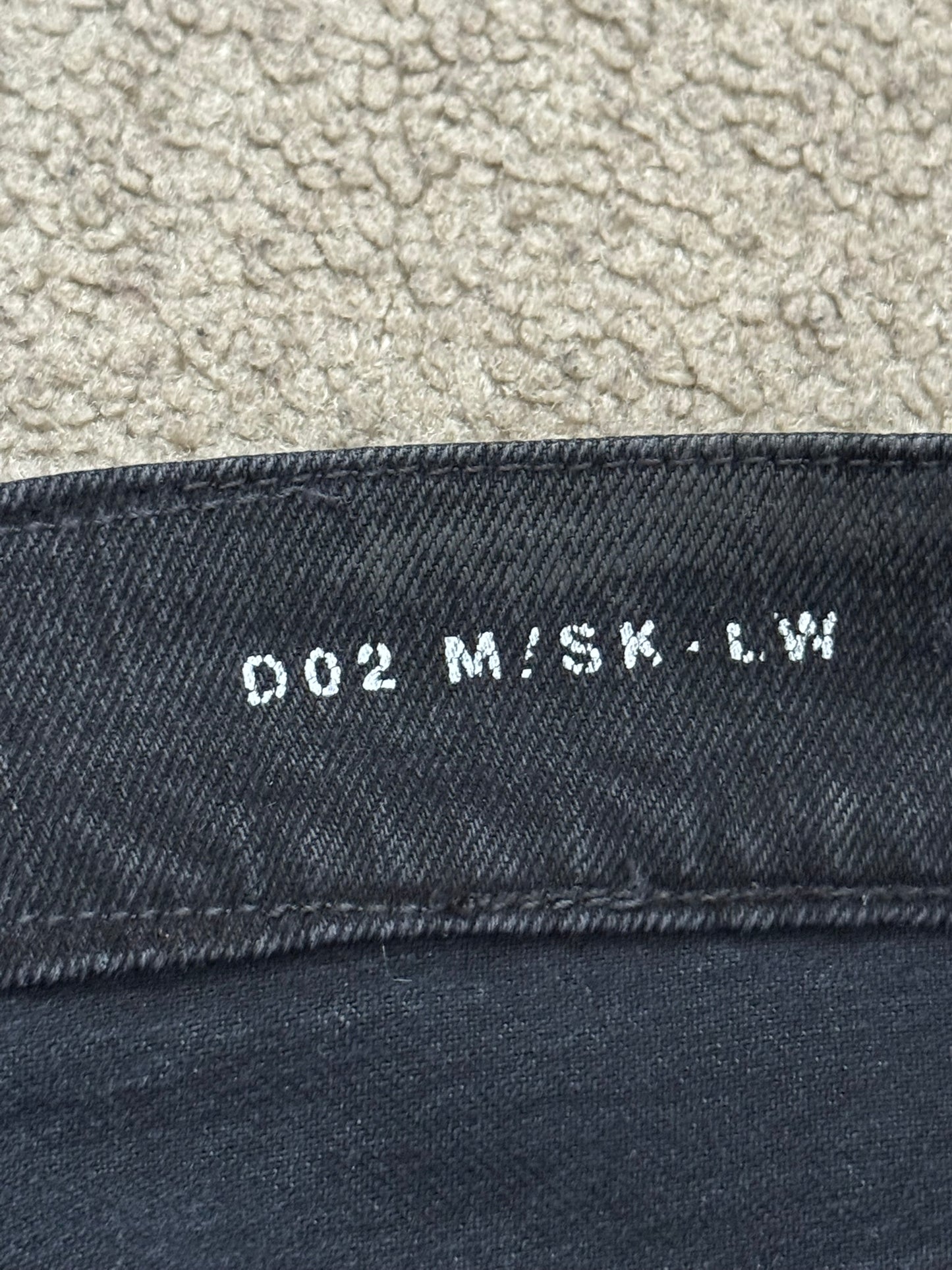 SS15 Saint Laurent by Hedi Slimane Black Wax D02 Denim Jeans