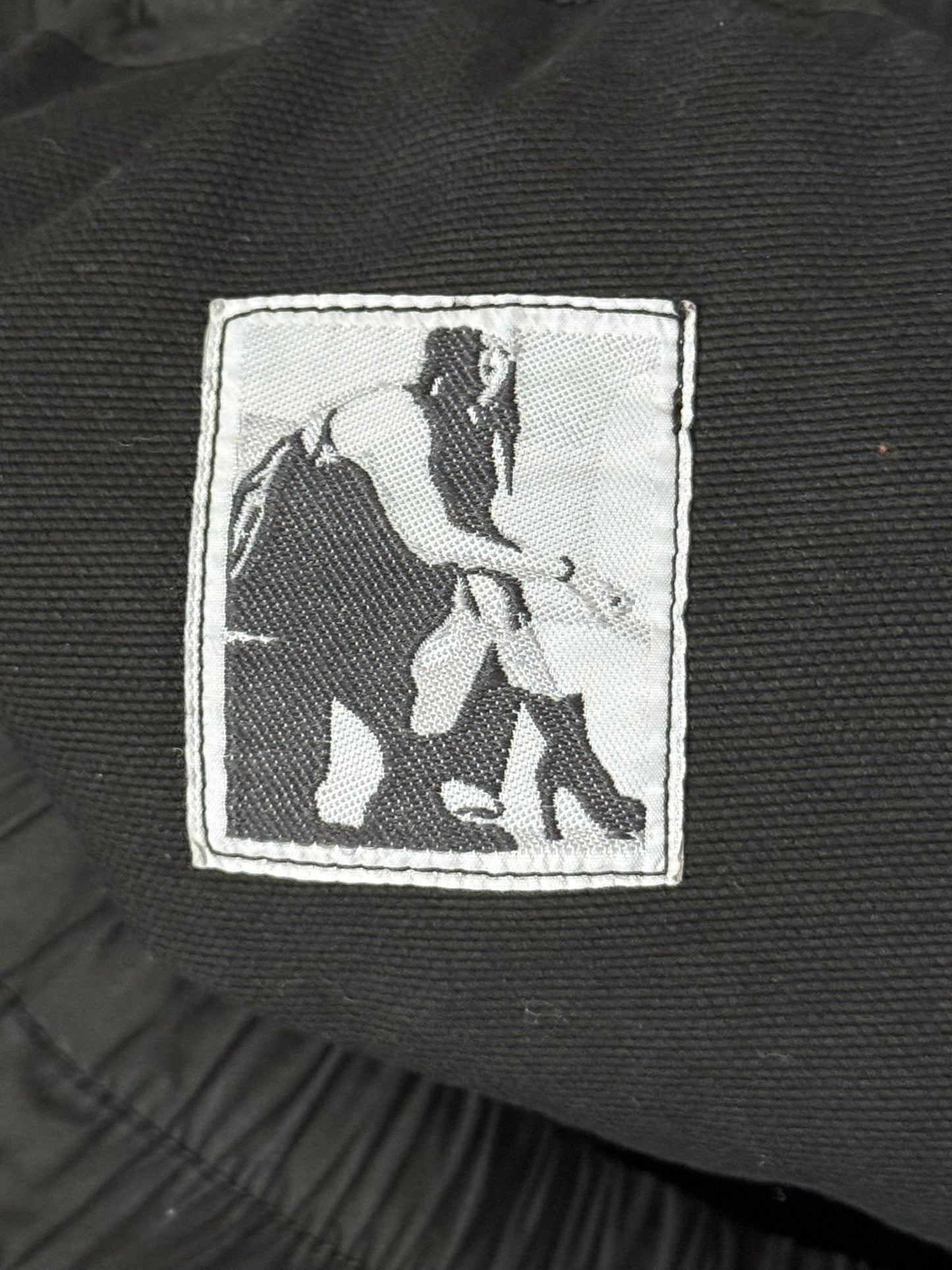 SS25 Rick Owens DRKSHDW Black Wide Creatch Cargo Pants