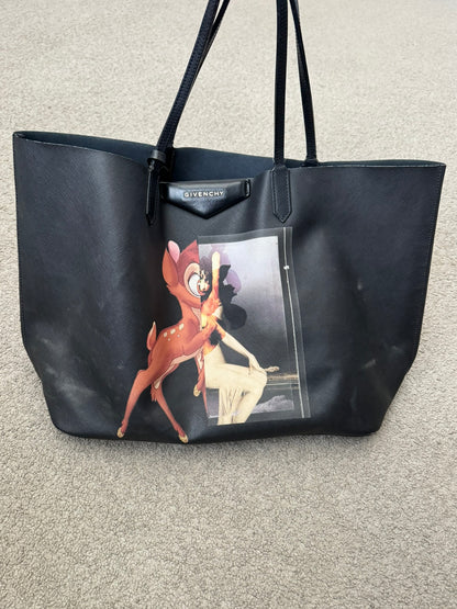 SS14 Givenchy by Riccardo Tisci Bambi Coated Tote Bag