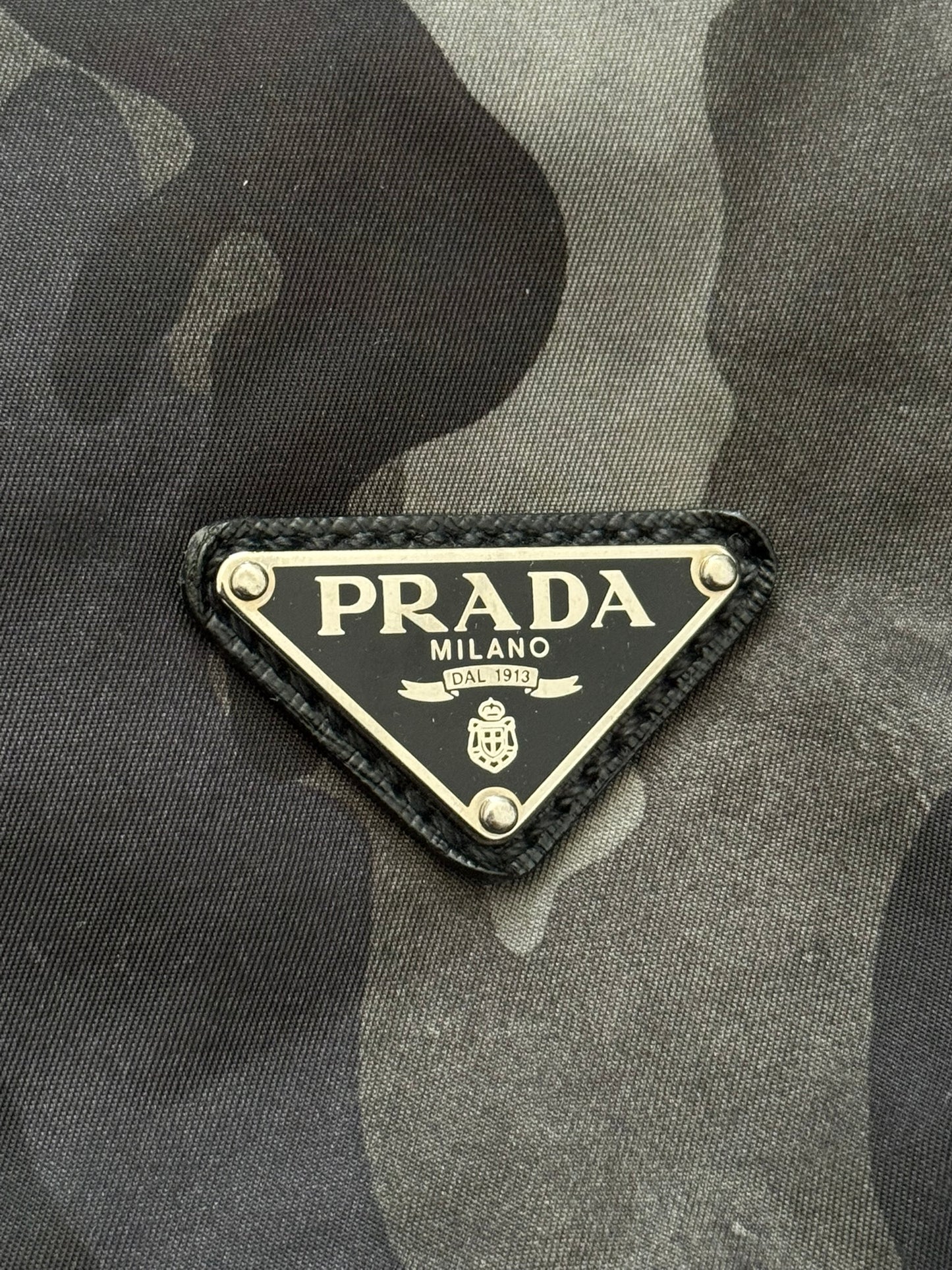 FW13 Prada Tessuto Nylon Camo Tote Bag
