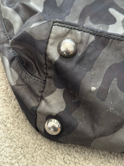 FW13 Prada Tessuto Nylon Camo Tote Bag