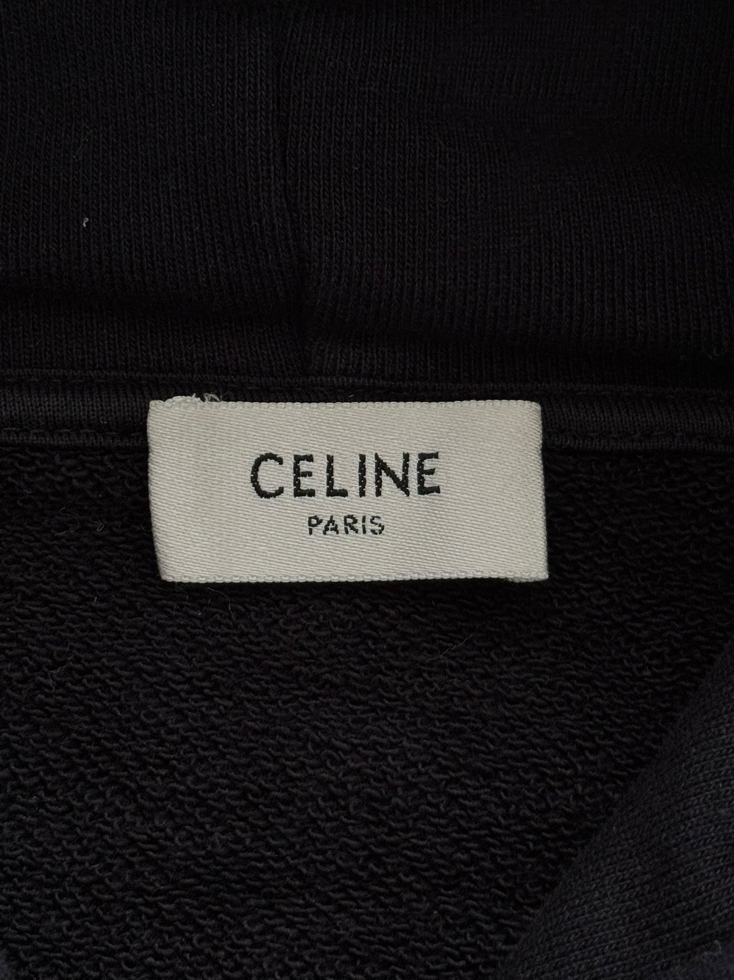 FW21 Celine by Hedi Slimane Strange Studded Pullover Hoodie