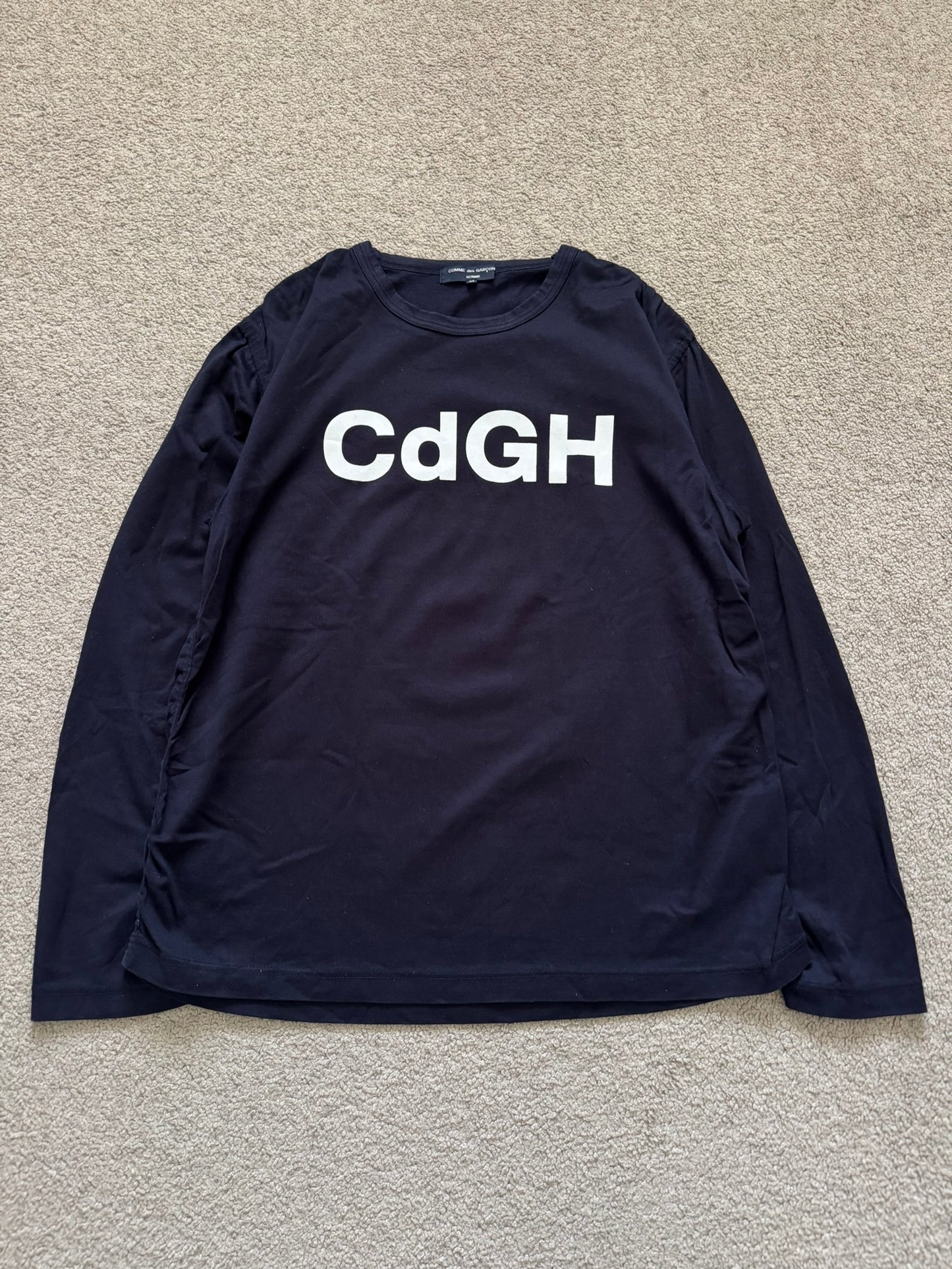 SS16 Comme Des Garcons Homme "CdGH" Logo Long Sleeve Shirt