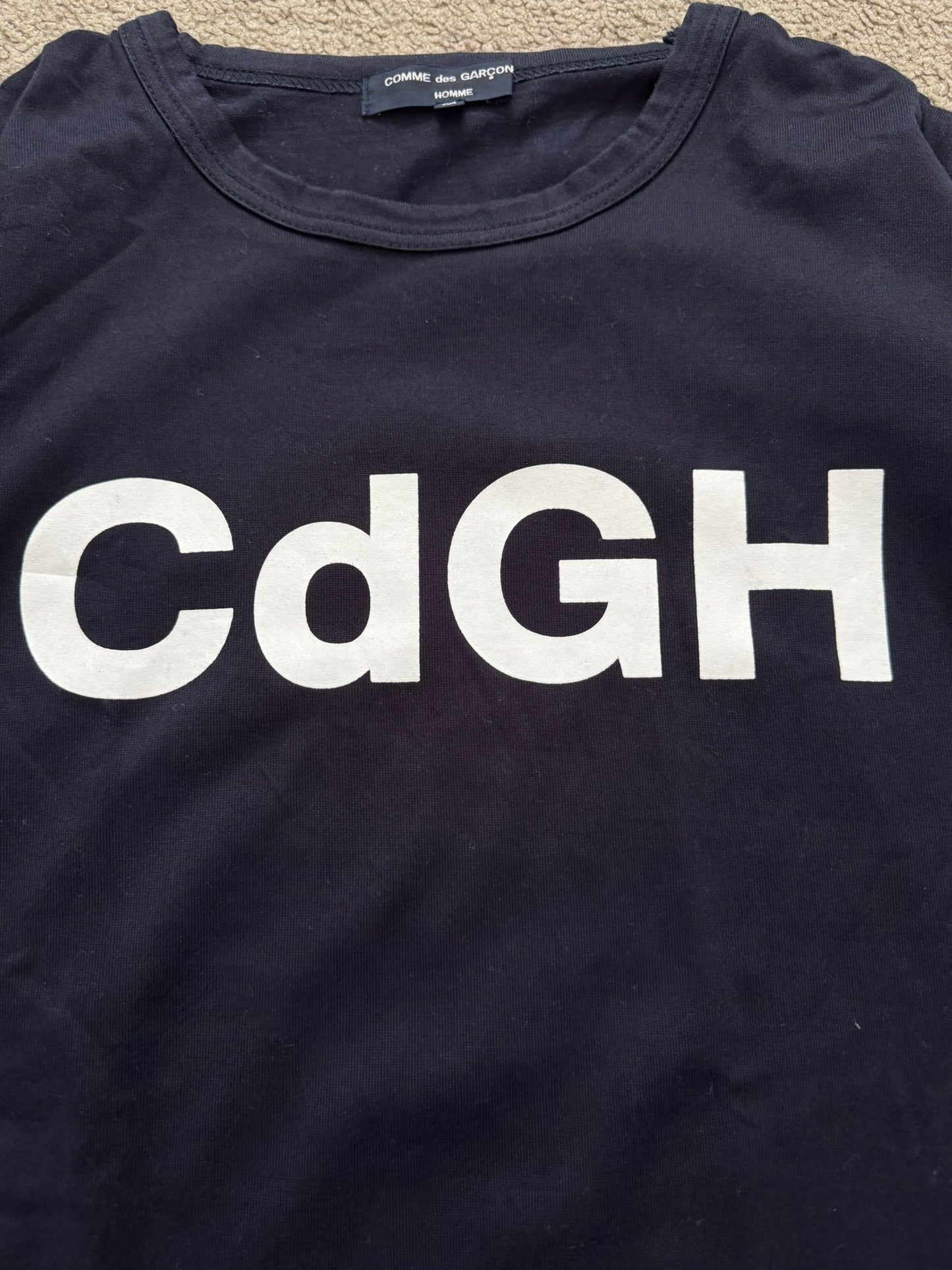 SS16 Comme Des Garcons Homme "CdGH" Logo Long Sleeve Shirt