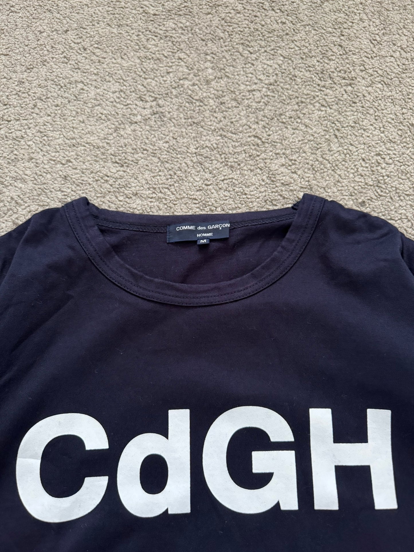 SS16 Comme Des Garcons Homme "CdGH" Logo Long Sleeve Shirt