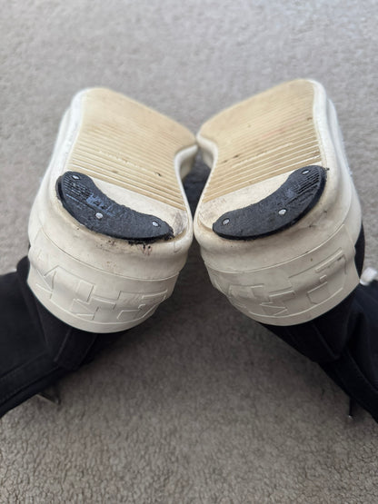 SS21 Rick Owens DRKSHDW Black & White High Ramones Sneakers