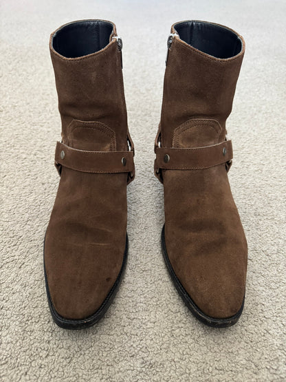 SS15 Saint Laurent by Hedi Slimane Wyatt 40 Harness Boots