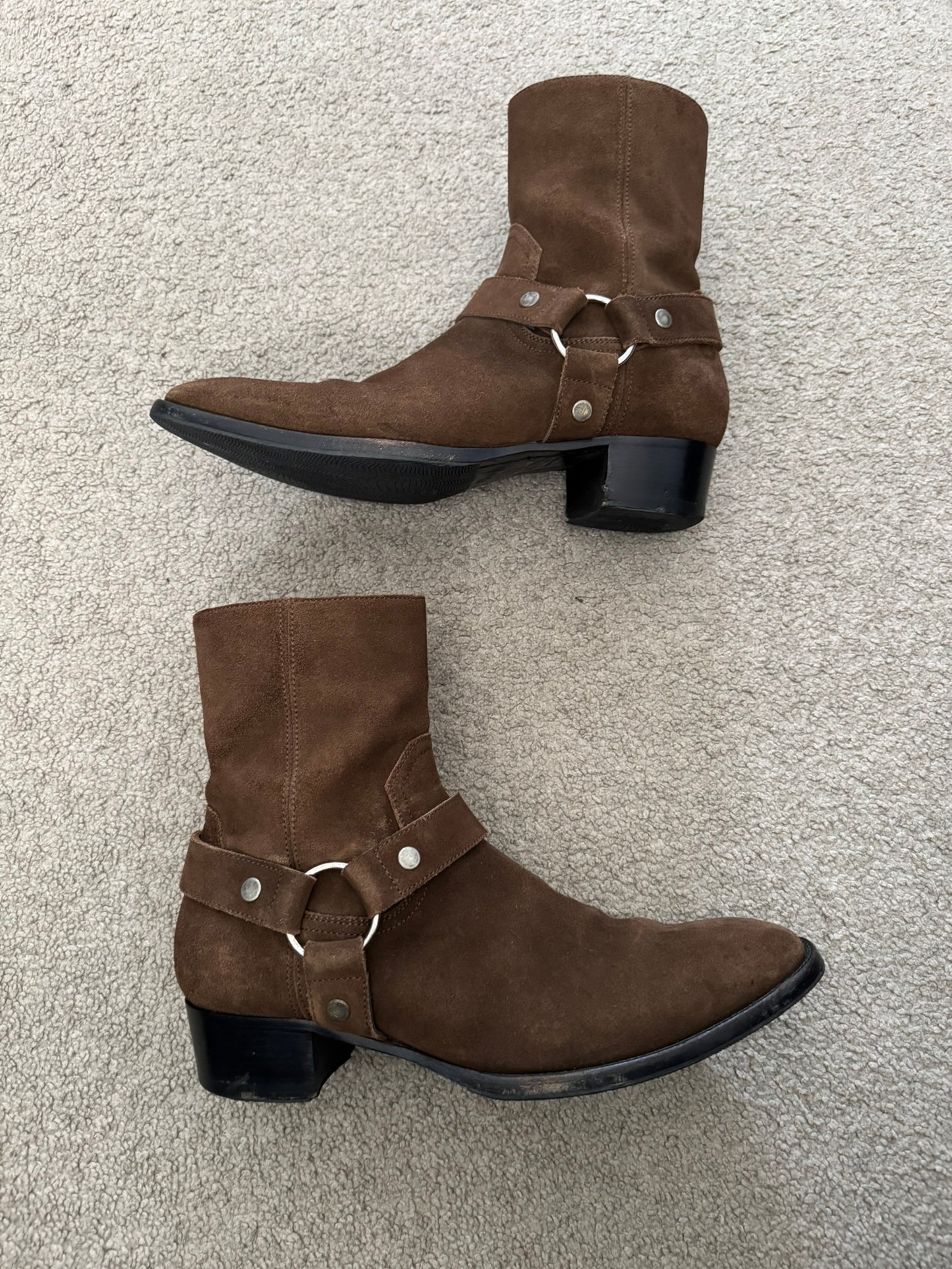 SS15 Saint Laurent by Hedi Slimane Wyatt 40 Harness Boots