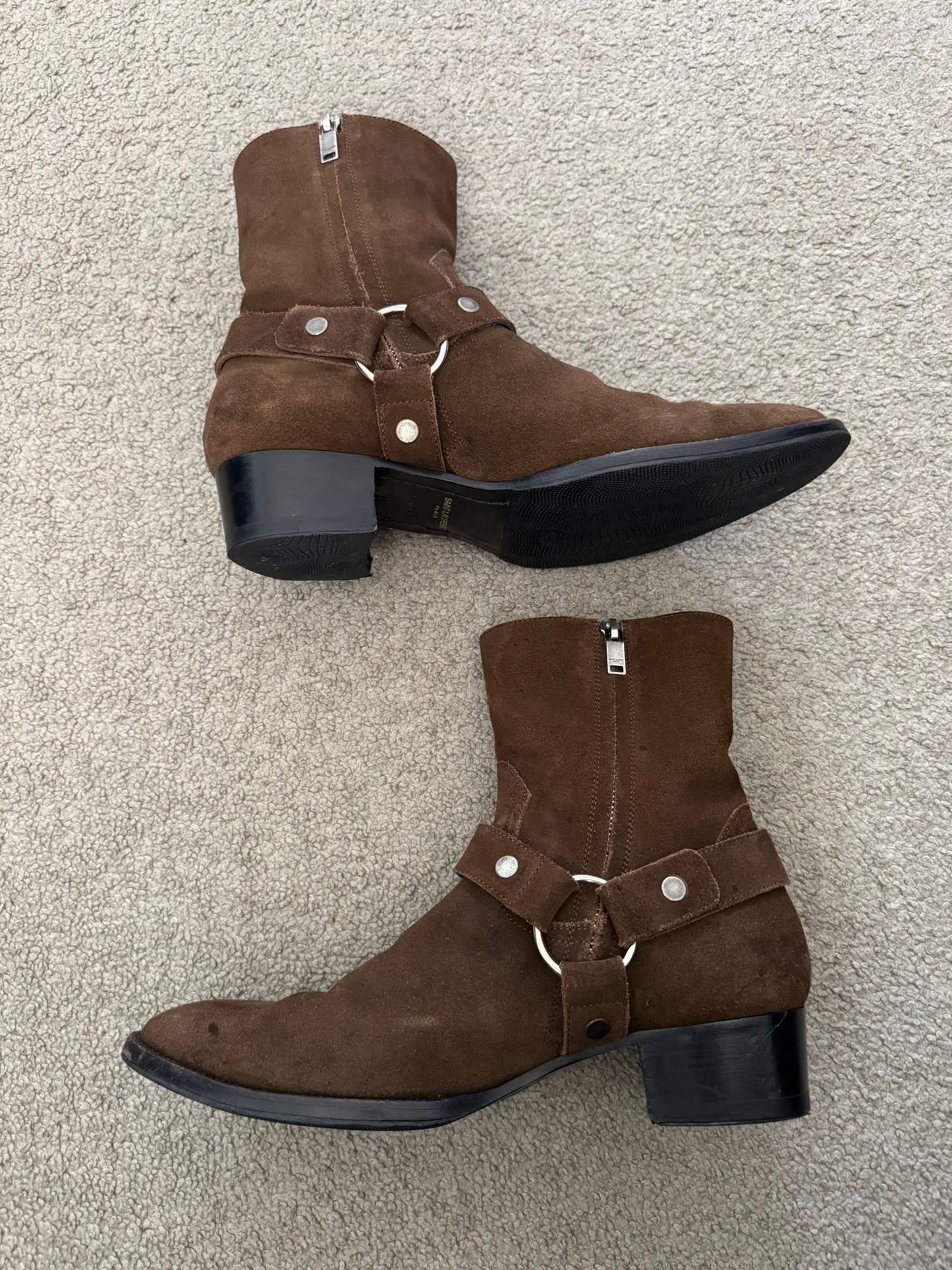 SS15 Saint Laurent by Hedi Slimane Wyatt 40 Harness Boots