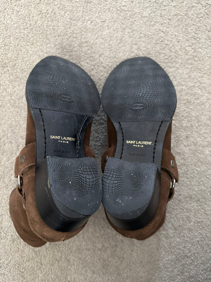 SS15 Saint Laurent by Hedi Slimane Wyatt 40 Harness Boots