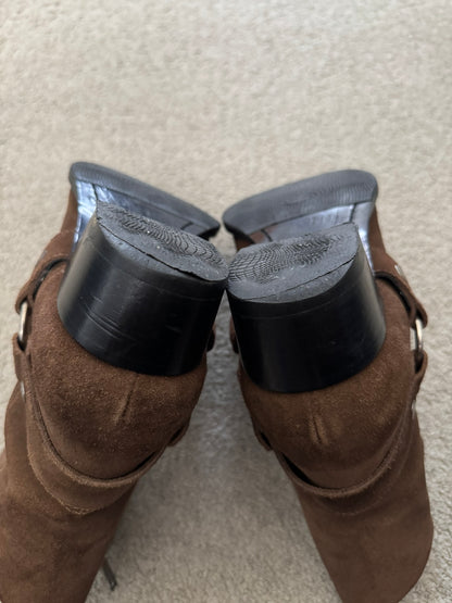 SS15 Saint Laurent by Hedi Slimane Wyatt 40 Harness Boots