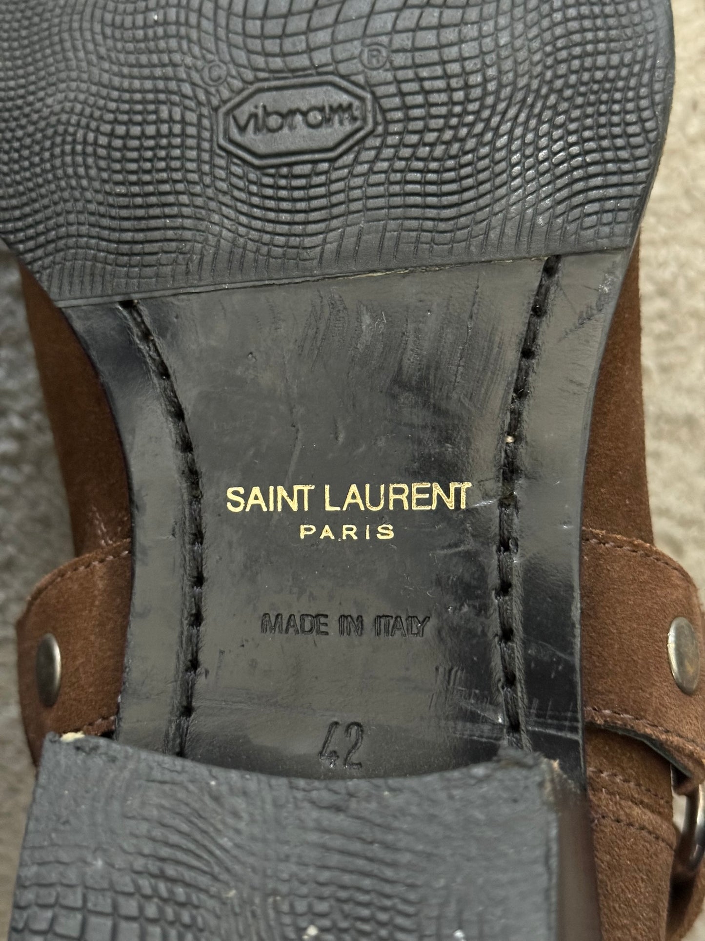 SS15 Saint Laurent by Hedi Slimane Wyatt 40 Harness Boots