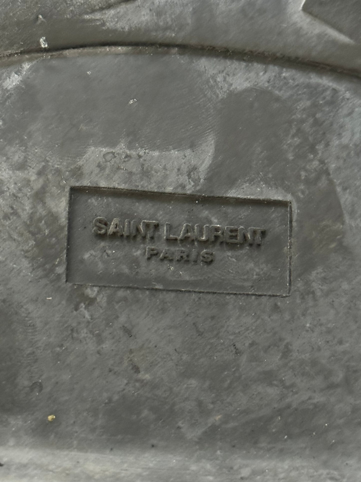 FW15 Saint Laurent by Hedi Slimane Brushed Suede Ranger Boots