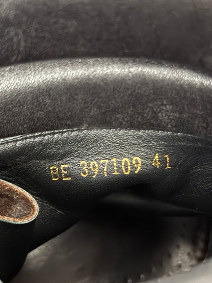 FW15 Saint Laurent by Hedi Slimane Brushed Suede Ranger Boots