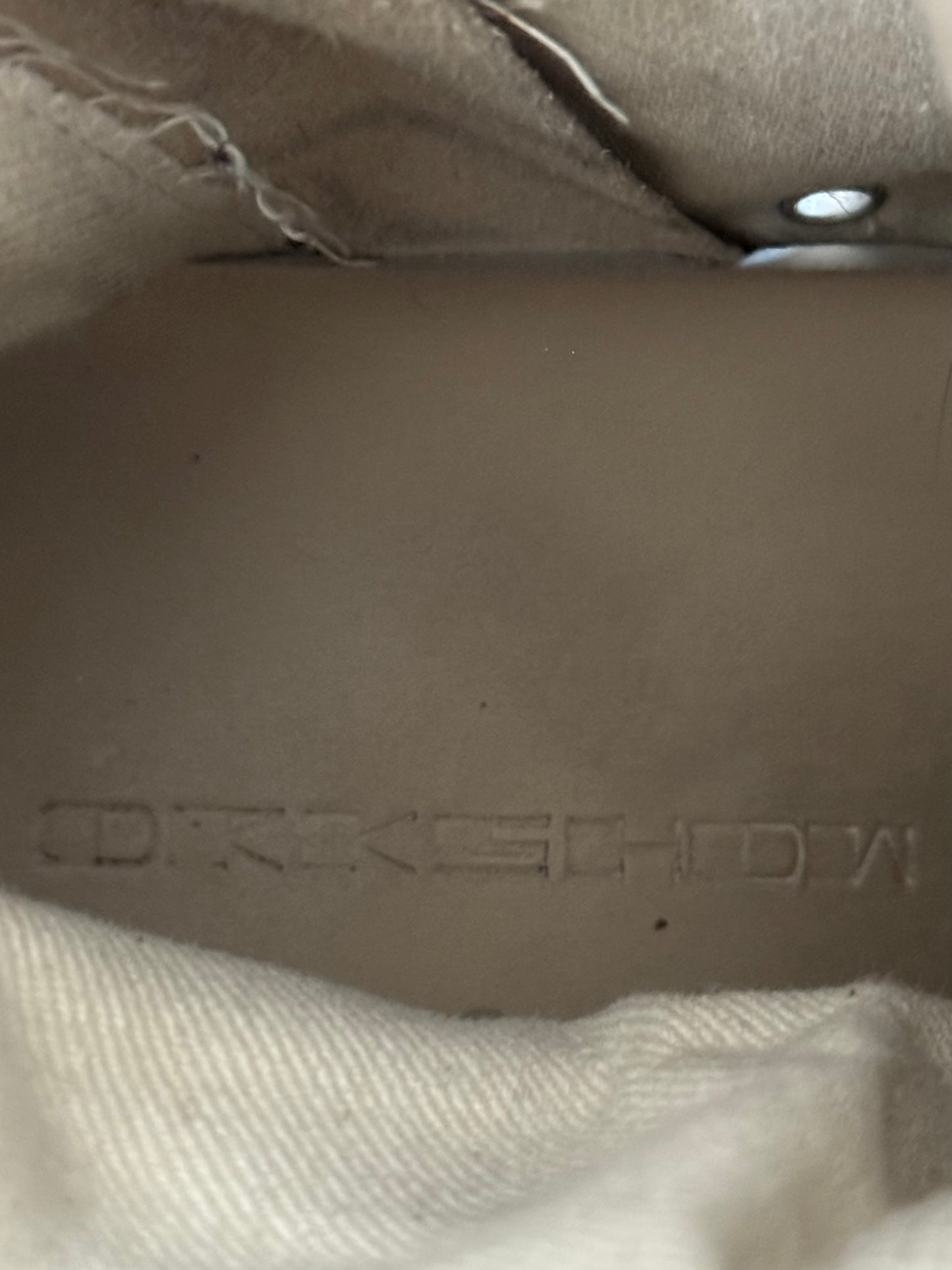 SS21 Rick Owens DRKSHDW Black & White High Ramones Sneakers