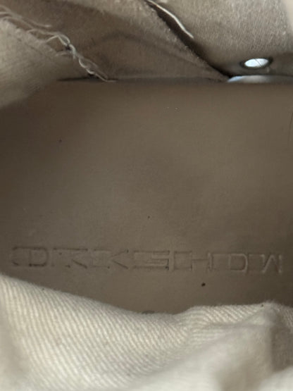 SS21 Rick Owens DRKSHDW Black & White High Ramones Sneakers