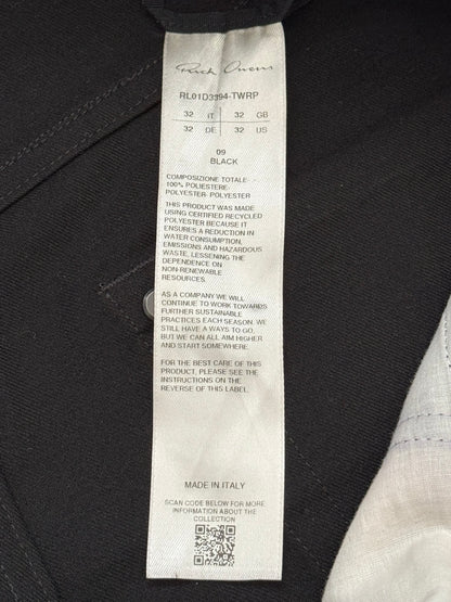 SS24 Rick Owens Mainline "Lido" Bonotto Jim Cut Bootcut Jeans