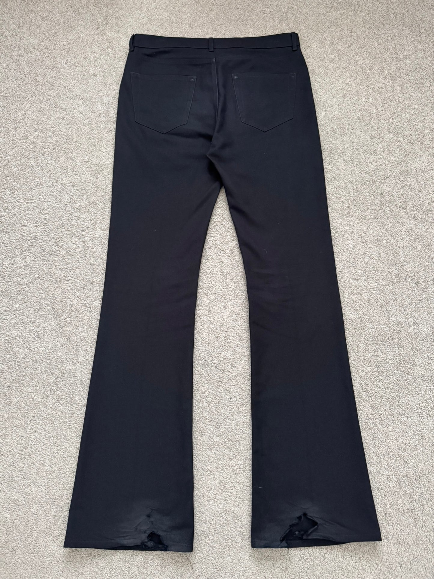 SS24 Rick Owens Mainline "Lido" Bonotto Jim Cut Bootcut Jeans