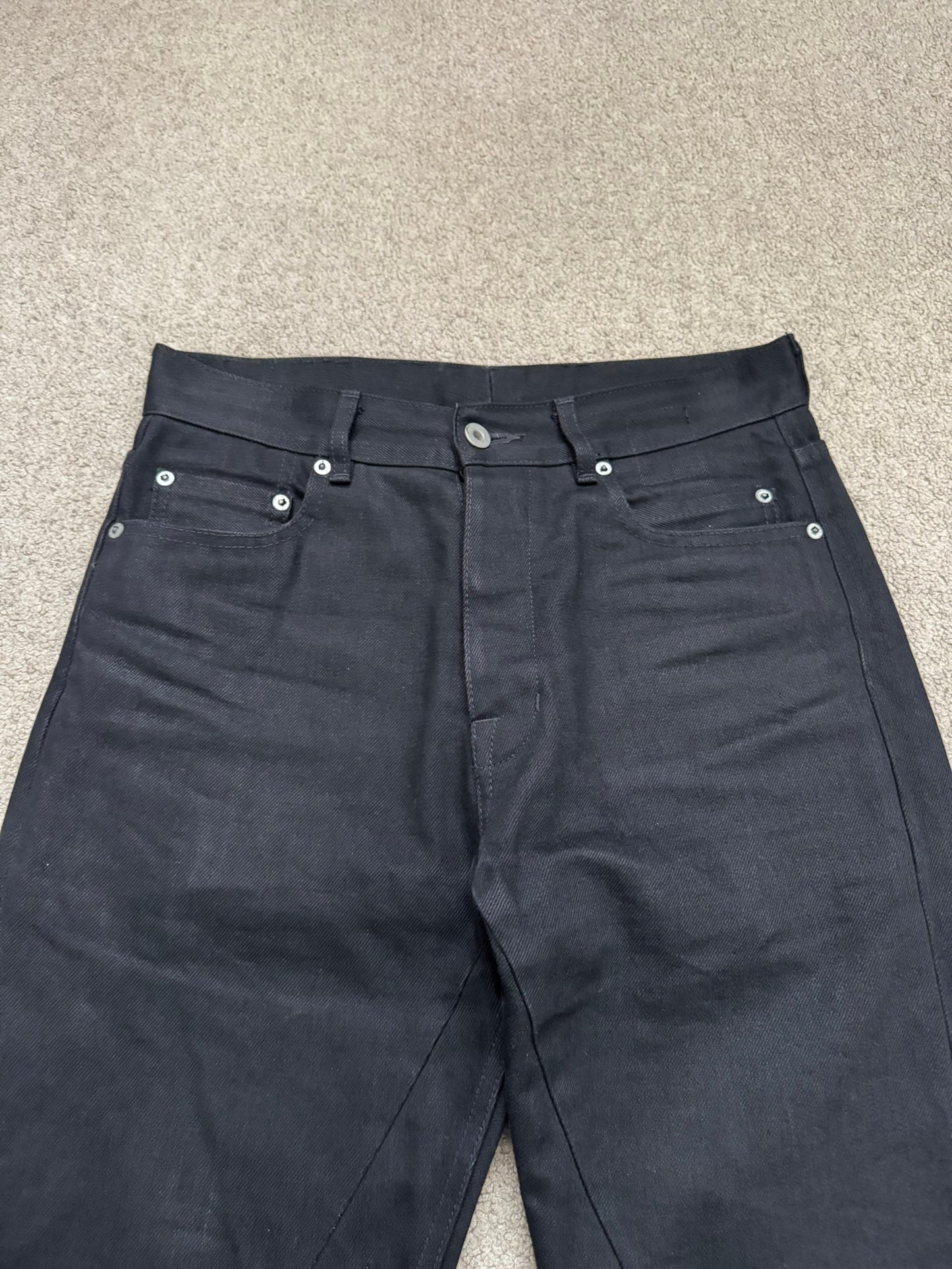 FW23 Rick Owens DRKSHDW MIJ Selvedge Detroit Cut Denim Jeans