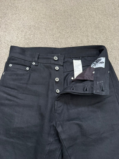 FW23 Rick Owens DRKSHDW MIJ Selvedge Detroit Cut Denim Jeans
