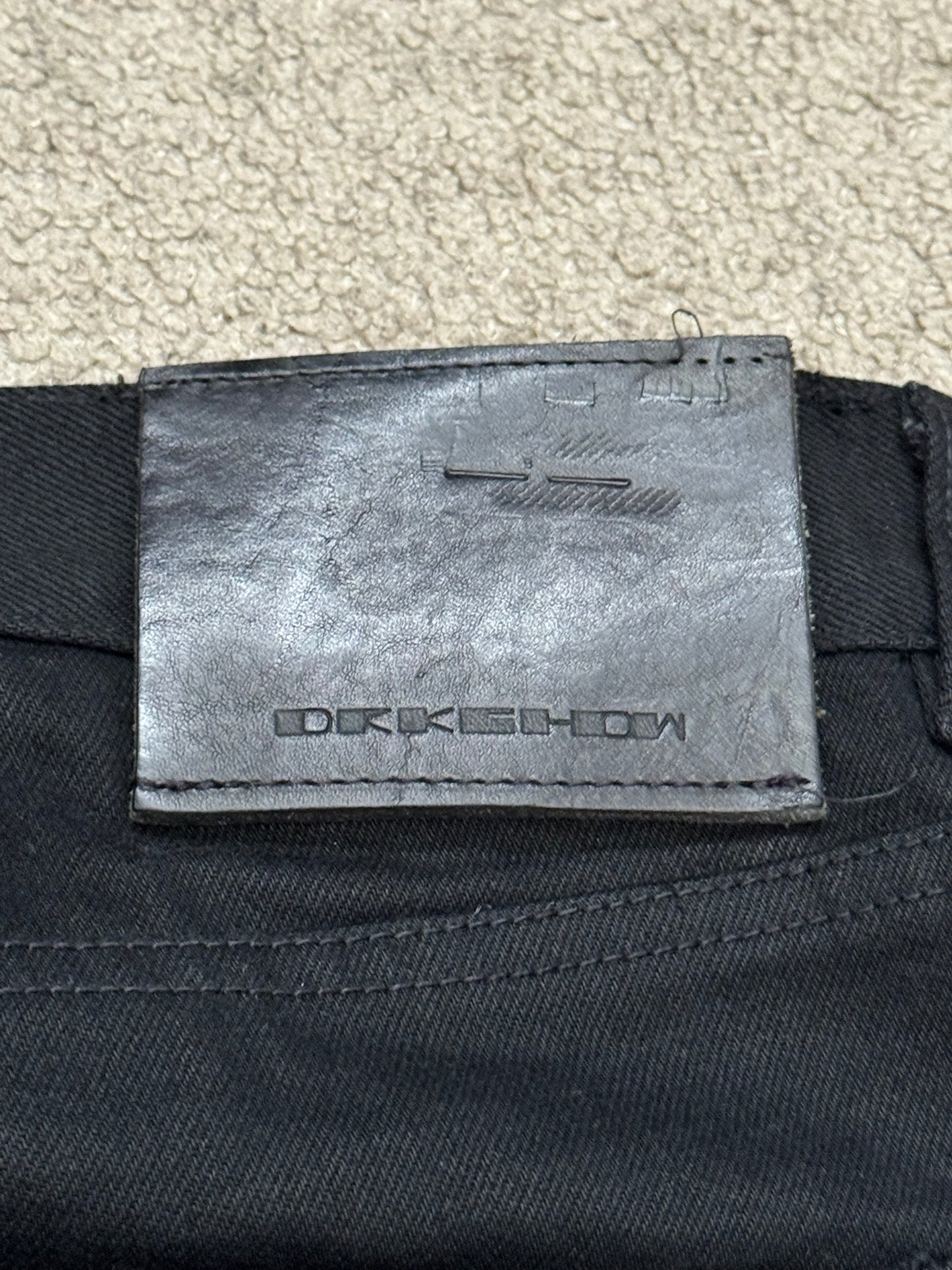 FW23 Rick Owens DRKSHDW MIJ Selvedge Detroit Cut Denim Jeans