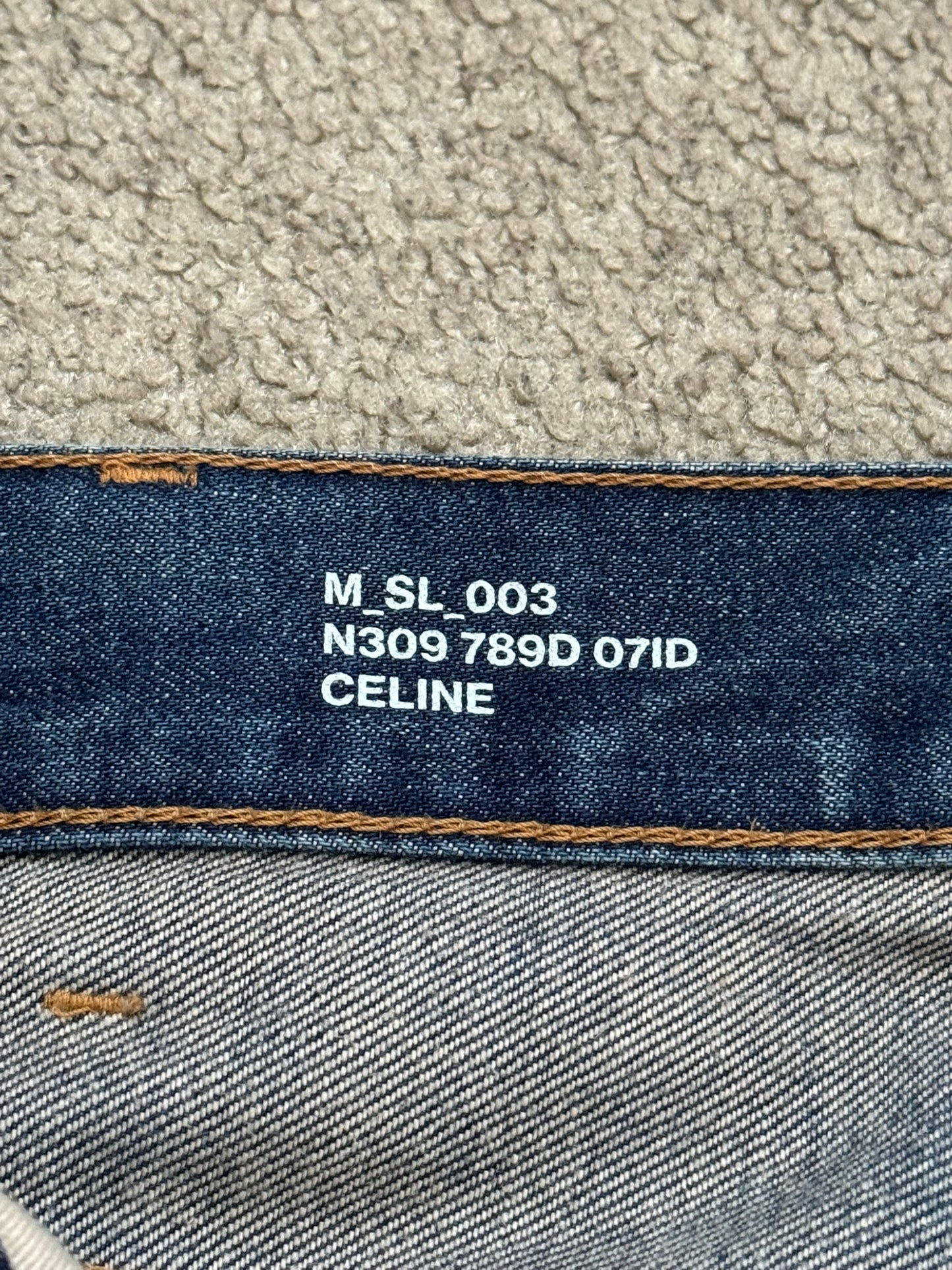 SS20 Celine by Hedi Slimane Indigo Dark Wash Slim Denim Jeans
