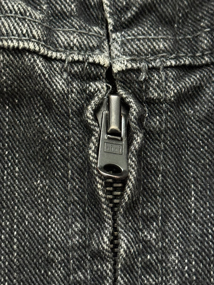 SS04 Number (N)ine Convertible Zipper Pain Denim Jacket