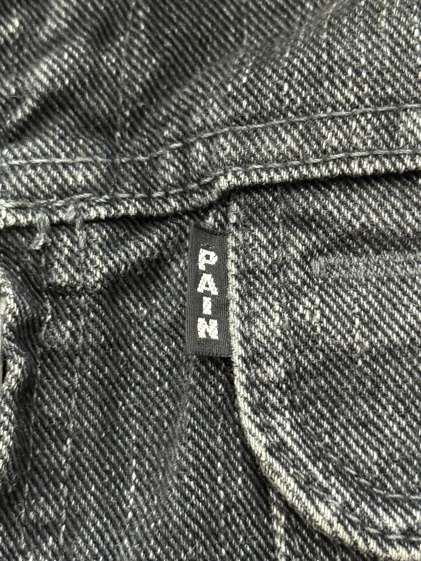 SS04 Number (N)ine Convertible Zipper Pain Denim Jacket