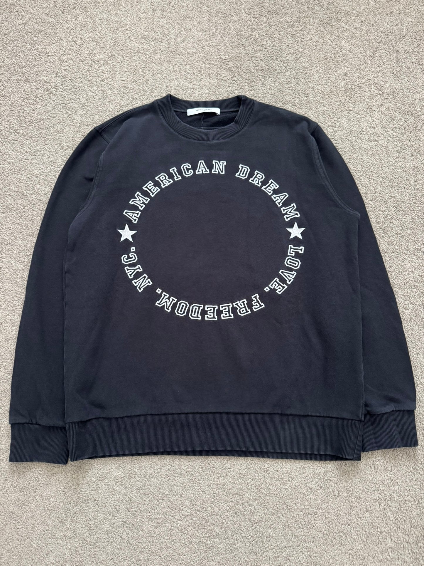 FW16 Givenchy by Riccardo Tisci American Dream Sweatshirt