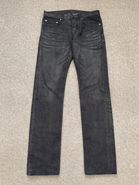 Dior Homme by Hedi Slimane MIJ Black Clawmark Denim Jeans