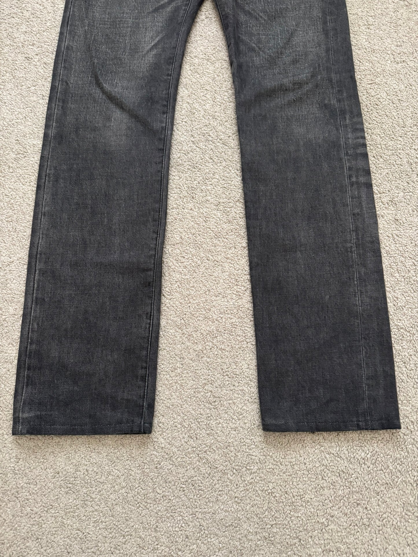 Dior Homme by Hedi Slimane MIJ Black Clawmark Denim Jeans