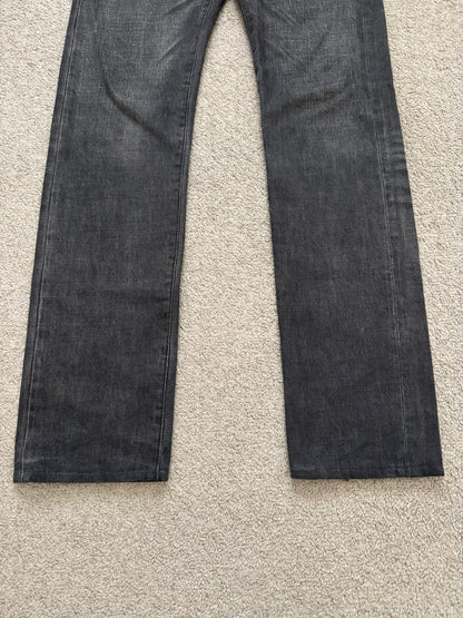 Dior Homme by Hedi Slimane MIJ Black Clawmark Denim Jeans