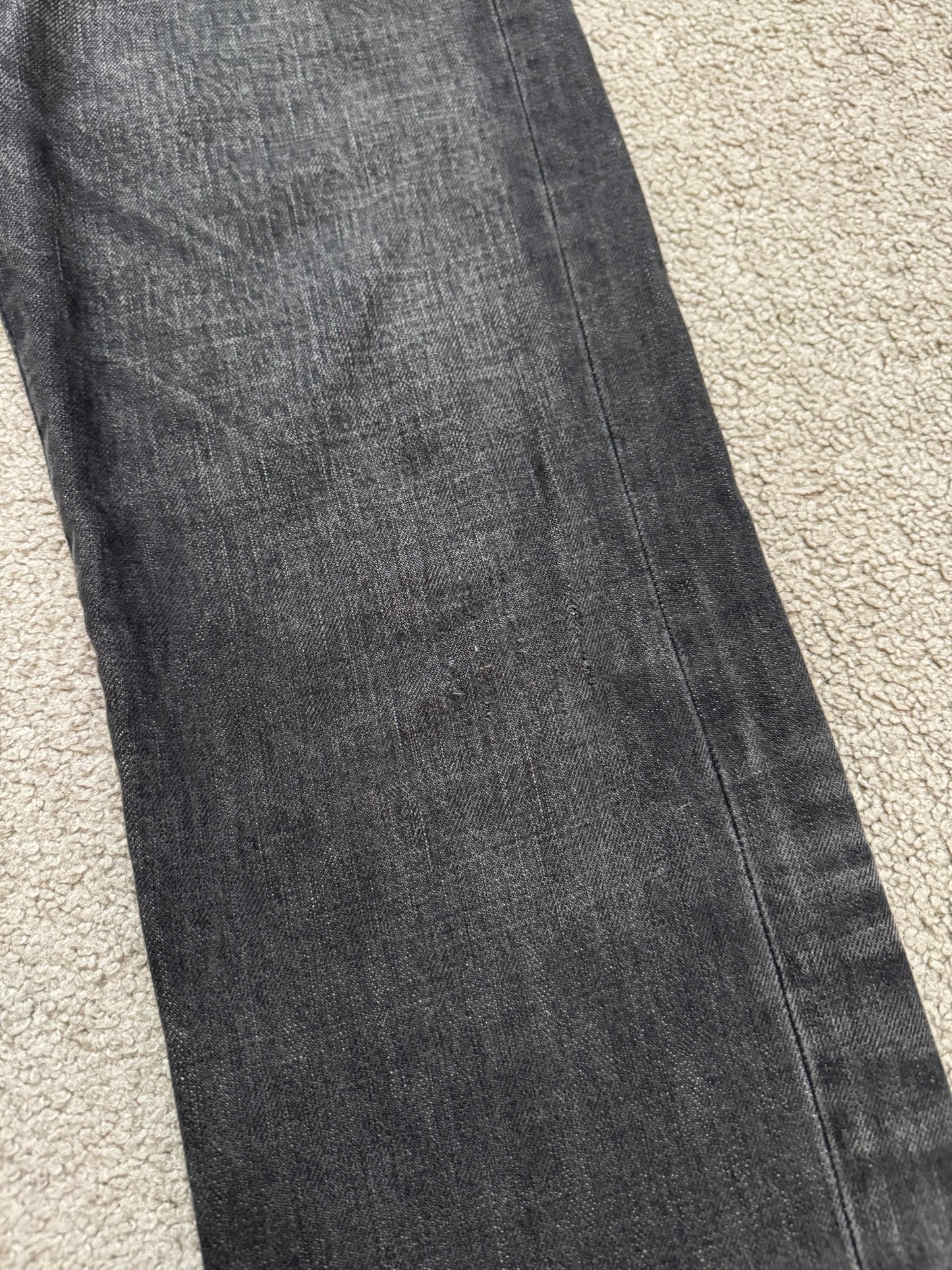 Dior Homme by Hedi Slimane MIJ Black Clawmark Denim Jeans