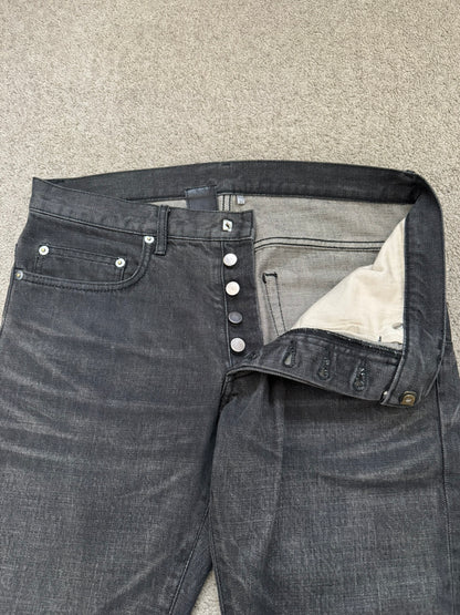 Dior Homme by Hedi Slimane MIJ Black Clawmark Denim Jeans