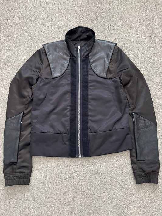 SS20 Rick Owens Mainline Tecuatl Stag Hybrid Leather Jacket