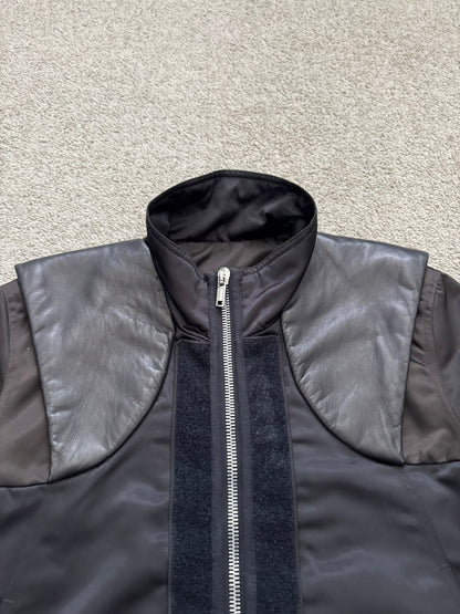 SS20 Rick Owens Mainline Tecuatl Stag Hybrid Leather Jacket