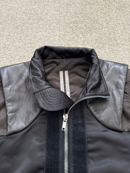 SS20 Rick Owens Mainline Tecuatl Stag Hybrid Leather Jacket