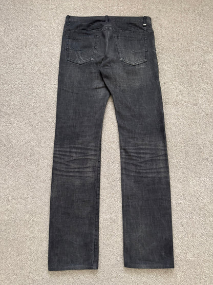 Dior Homme by Hedi Slimane MIJ Black Clawmark Denim Jeans