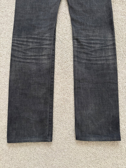 Dior Homme by Hedi Slimane MIJ Black Clawmark Denim Jeans