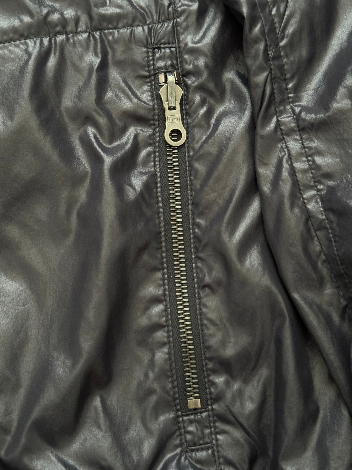 Kazuyuki Kumagai Attachment Black Nylon MA-1 Bomber Jacket