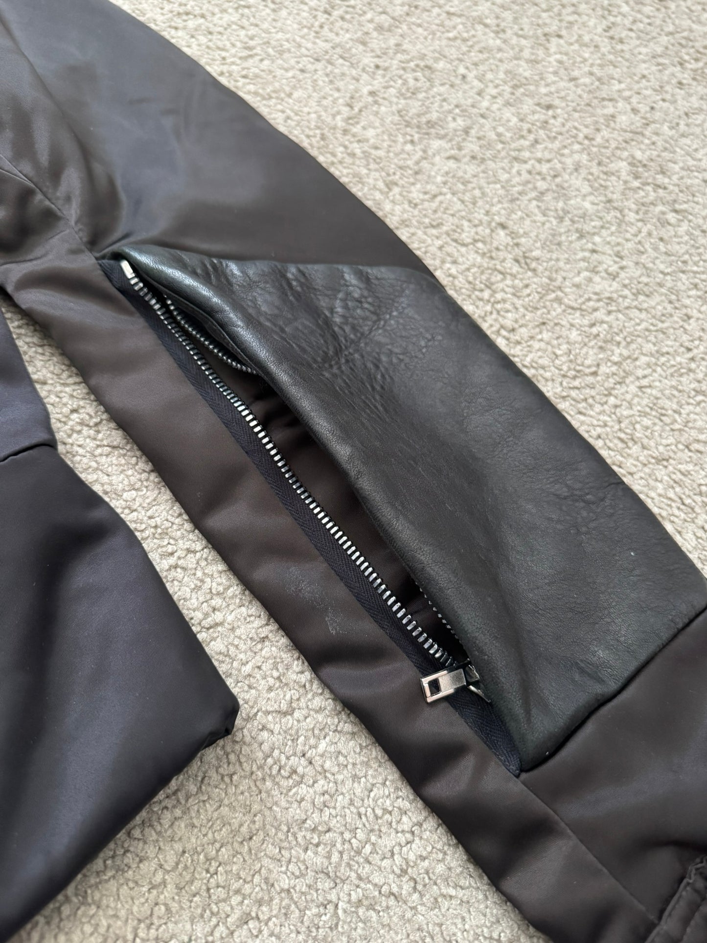 SS20 Rick Owens Mainline Tecuatl Stag Hybrid Leather Jacket