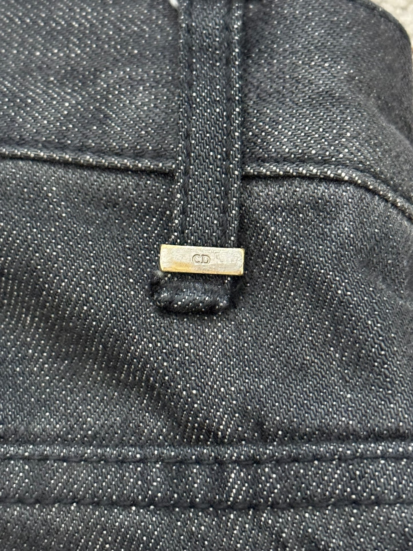 Dior Homme by Hedi Slimane MIJ Black Clawmark Denim Jeans